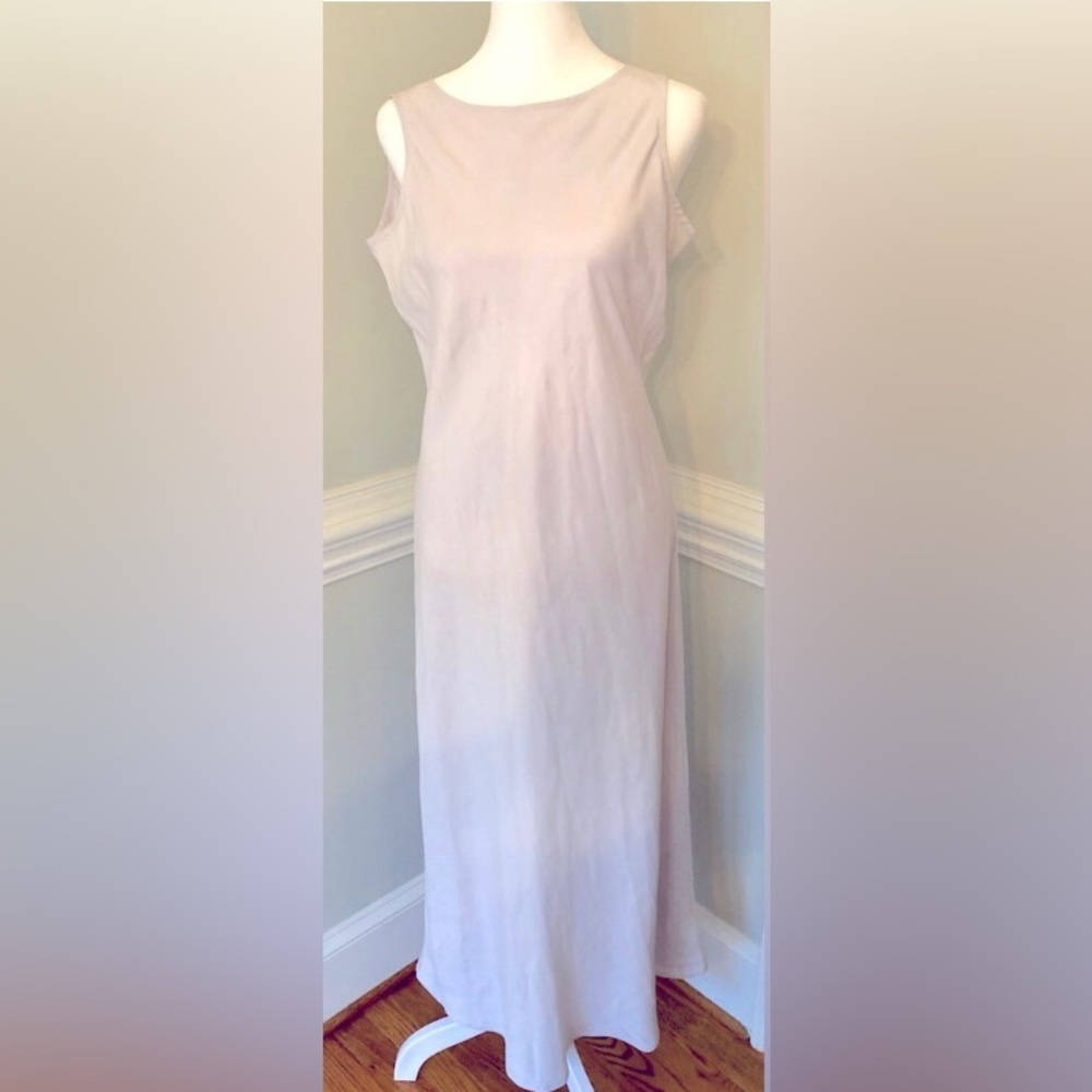 Eileen Fisher Purple Lilac Silk Slip Dress